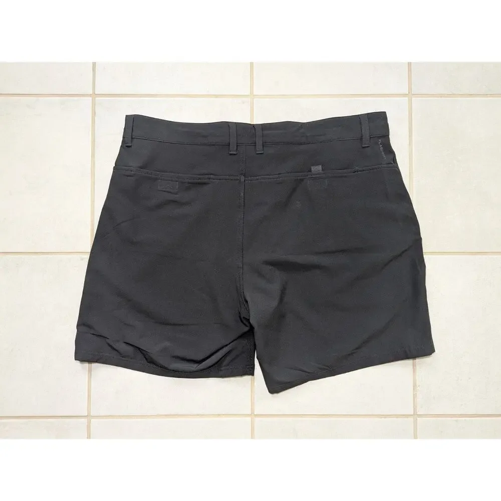 The North Face Men's 38 Shorts Flash Dry Black Zip Pocket Hiking Outdoor Utility